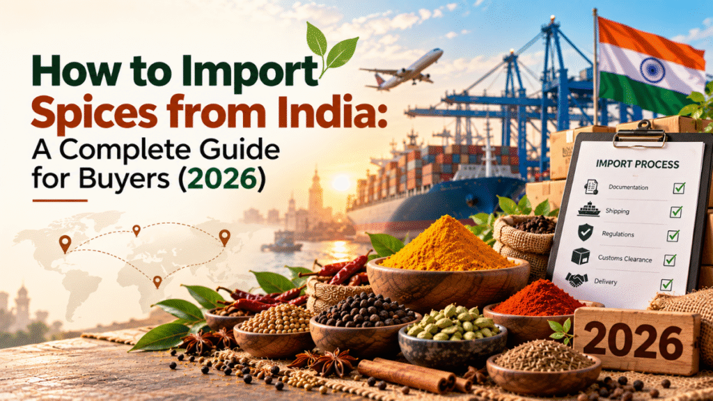 How to Import Spices from India