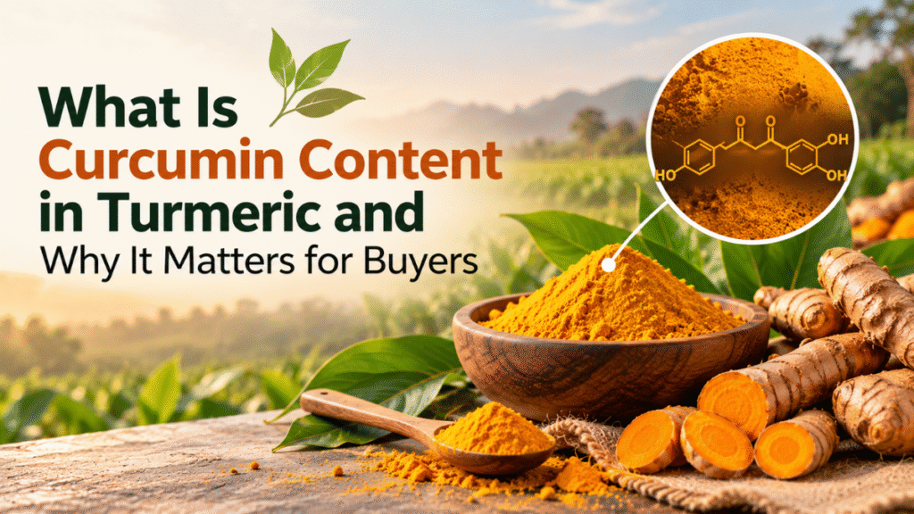 What Is Curcumin Content in Turmeric