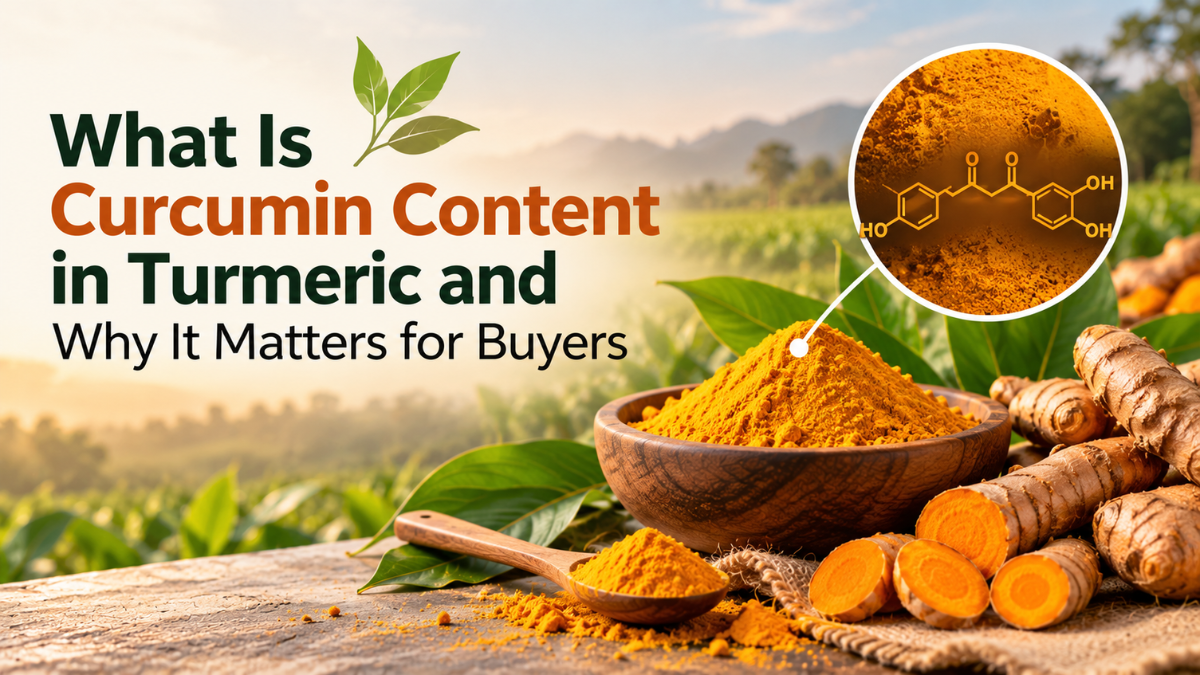 What Is Curcumin Content in Turmeric