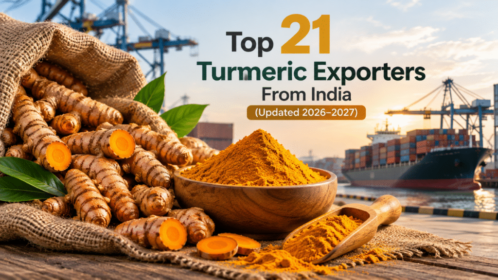 Top Turmeric Exporters From India